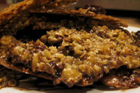 Tigernut and sunflower seed cake